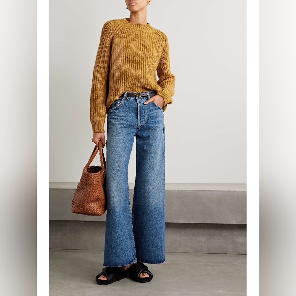 CITIZENS OF HUMANITY Beverly Corsage Slouch Boot Wide Leg Jeans Size 23